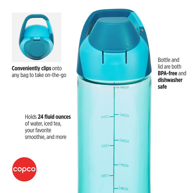 24oz Teal Water Bottle