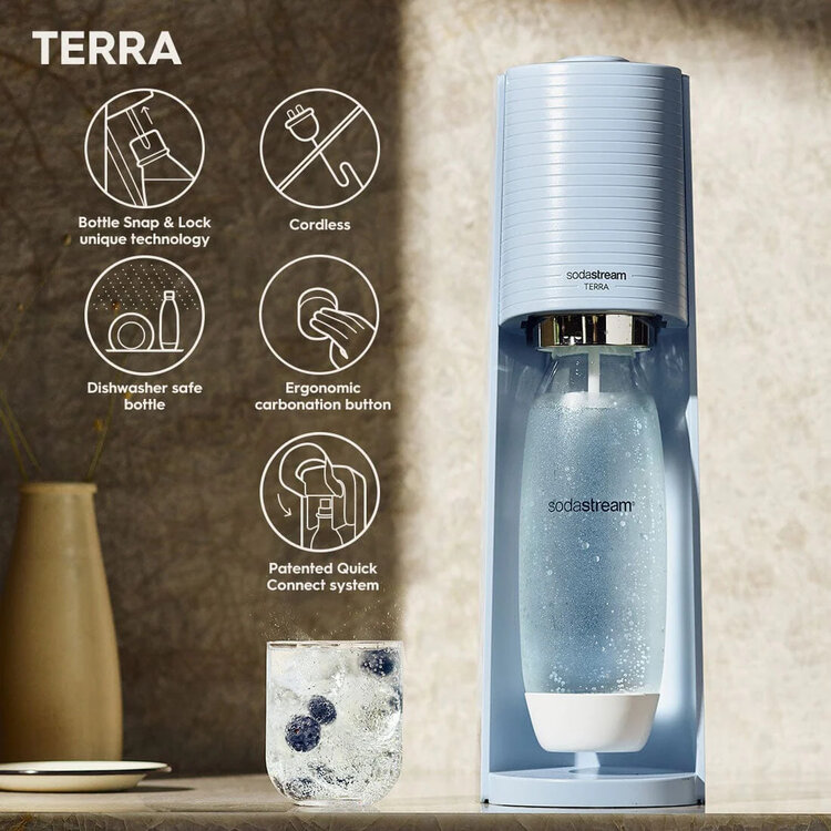 Sodastream Misty Blue Sodastream Terra  - IN STORE PICK UP ONLY!