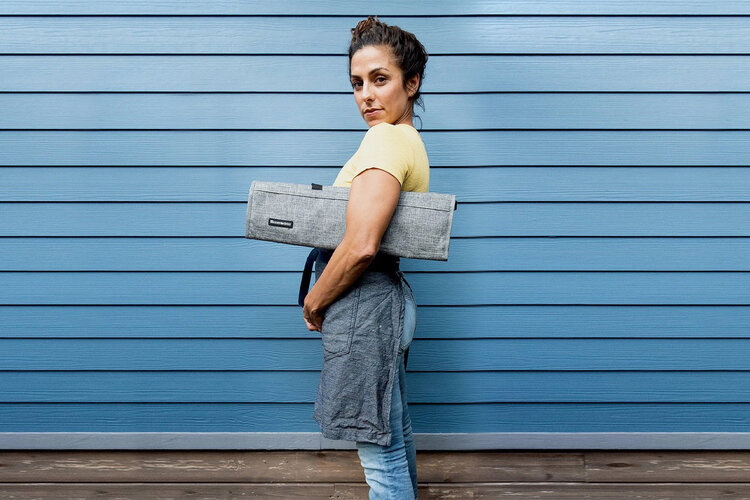 Messermeister 5 piece Grey Knife Roll