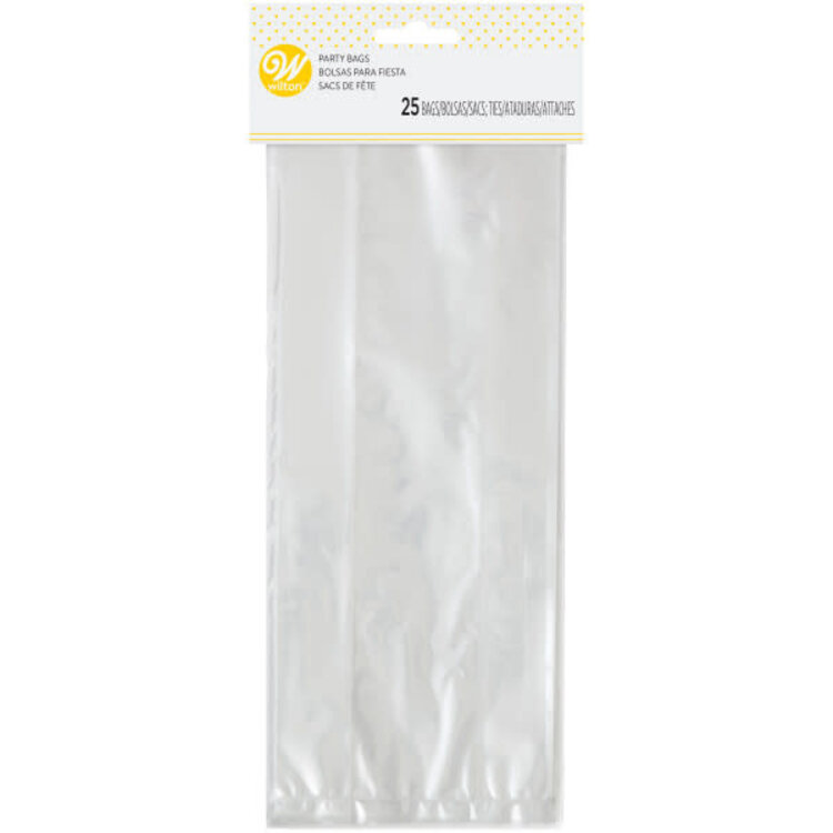 Wilton Wilton Clear 4x9" Treat Bags, set of 25