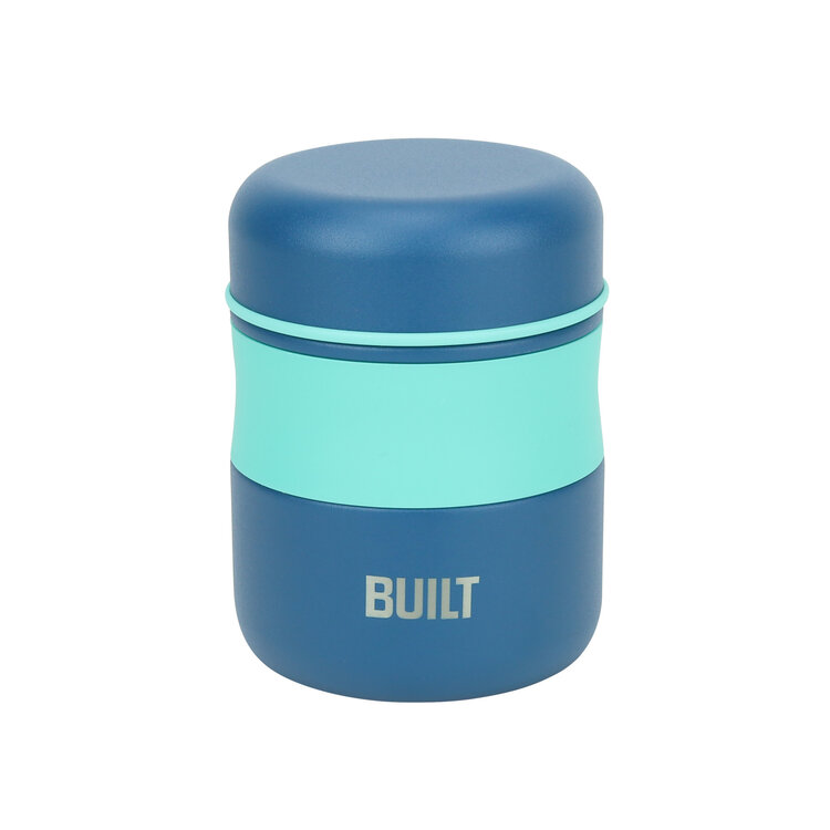 10oz Mint & Blue Food Jar