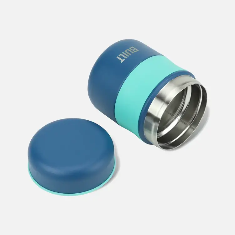 10oz Mint & Blue Food Jar