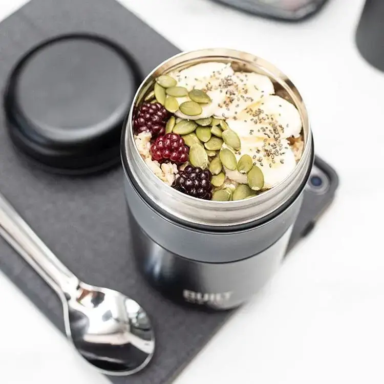 10oz Mint & Blue Food Jar