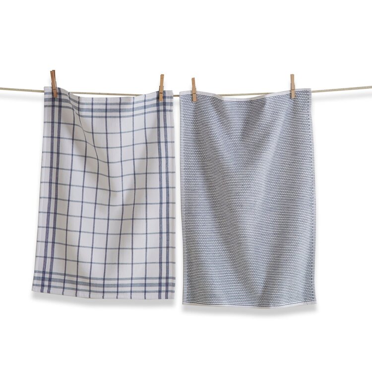 Blue Terry Dishtowels, set of 2