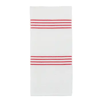 Red Stripe Terry Dishtowel