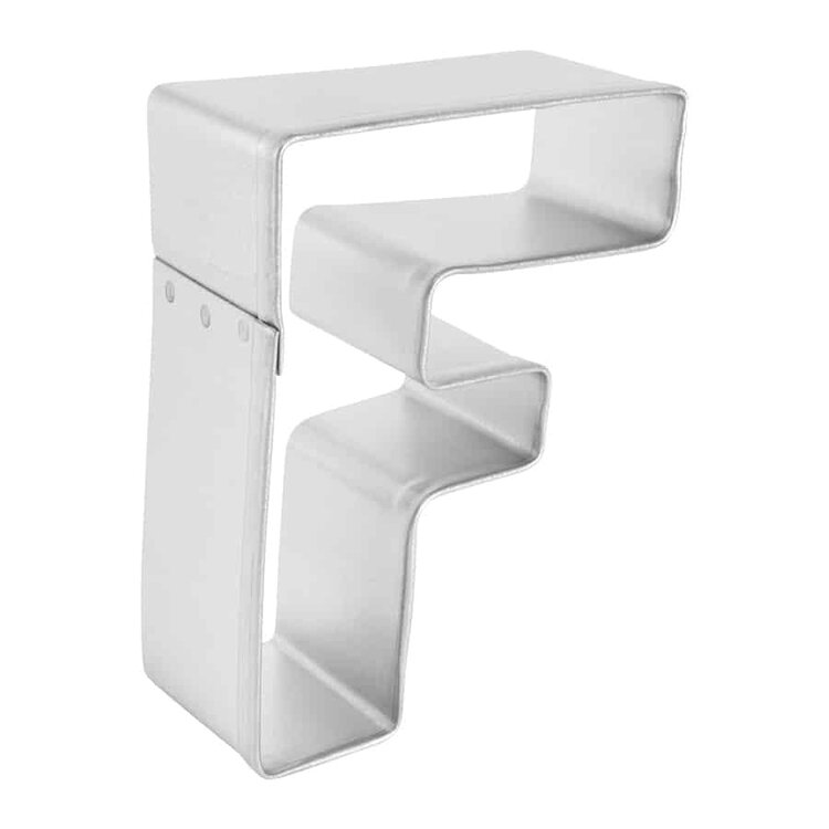 Letter "F" Cookie Cutter
