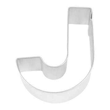 Letter "J" Cookie Cutter