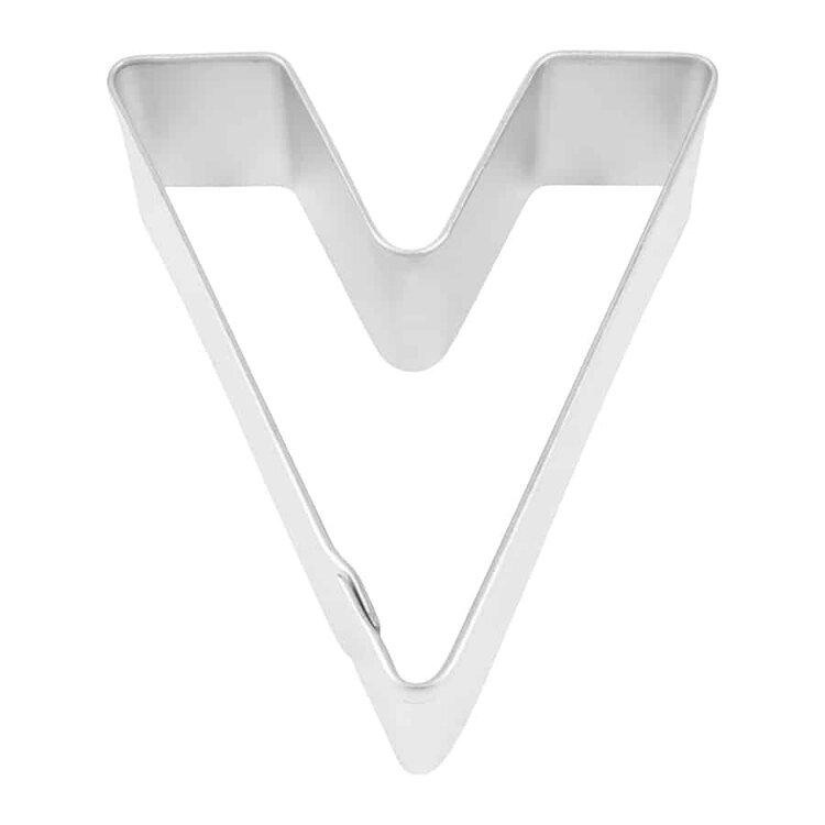Letter "V" Cookie Cutter