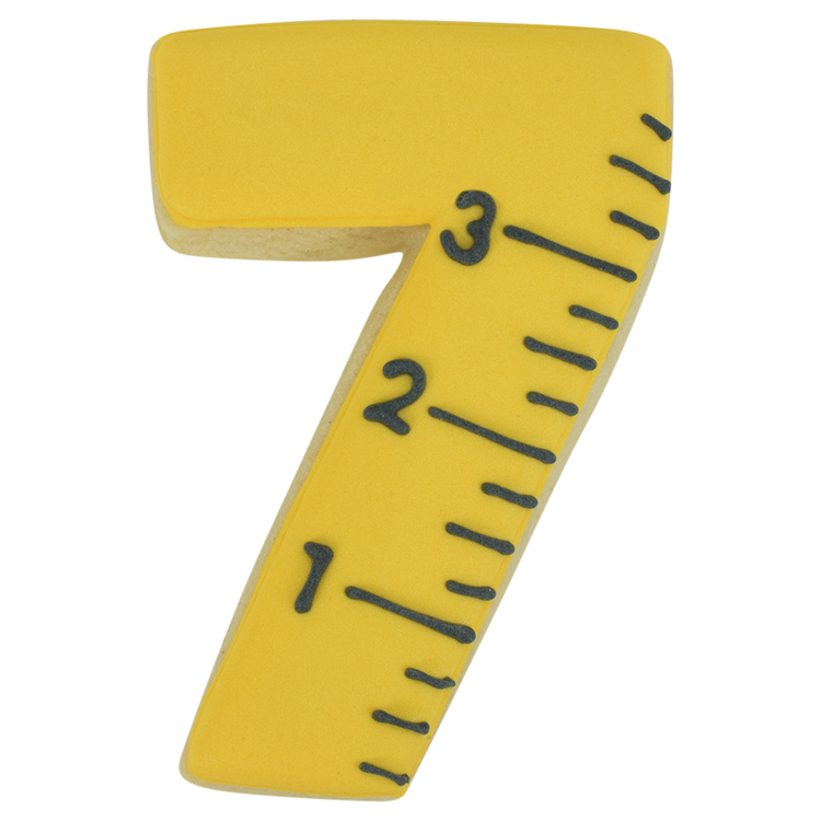 Number 7 Cookie Cutter