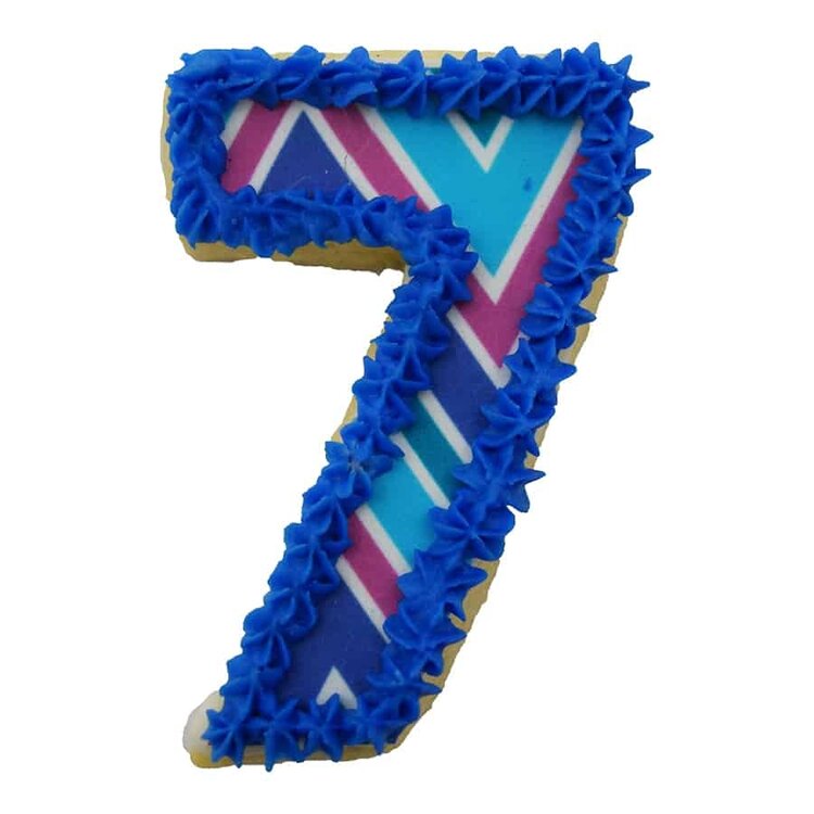 Number 7 Cookie Cutter