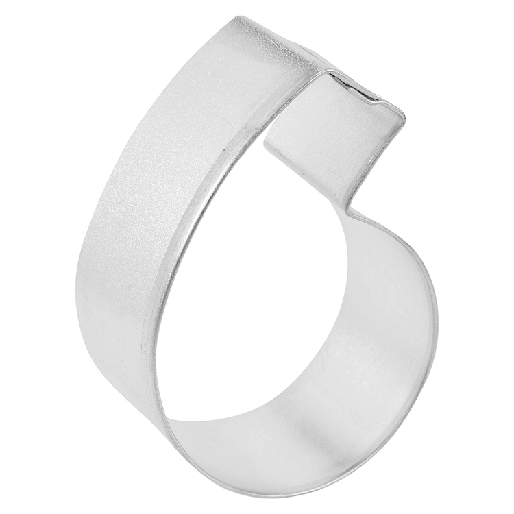 Number 6 Cookie Cutter