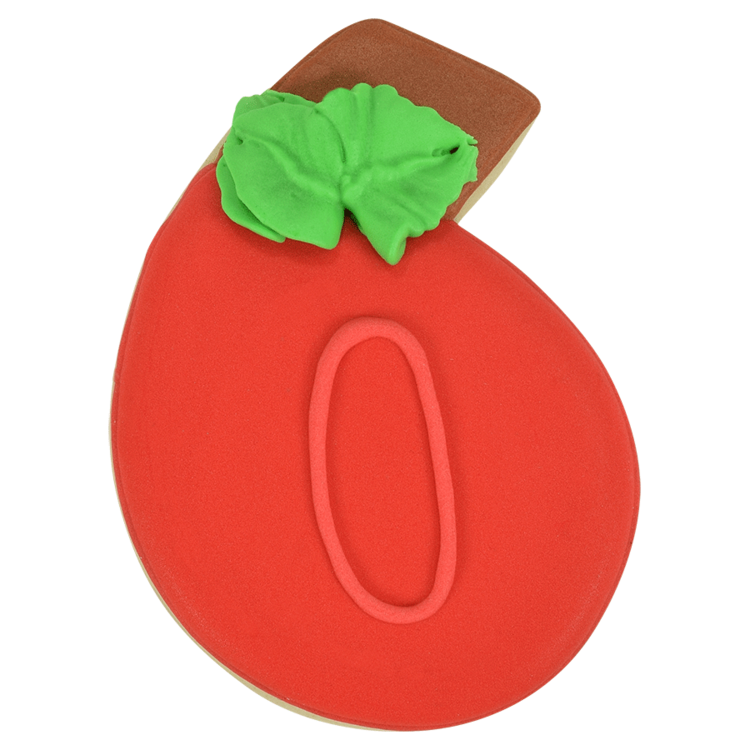 Number 6 Cookie Cutter