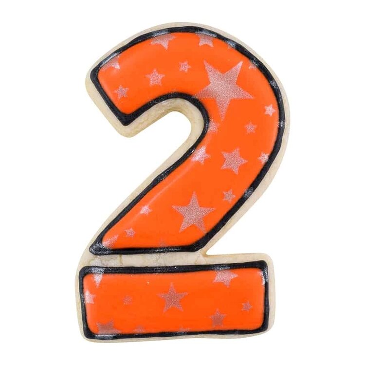 Number 2 Cookie Cutter