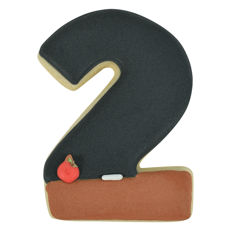 Number 2 Cookie Cutter