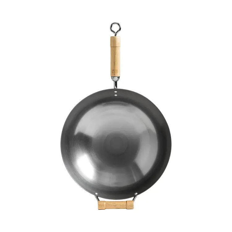 14" Round Bottom Carbon Steel Wok