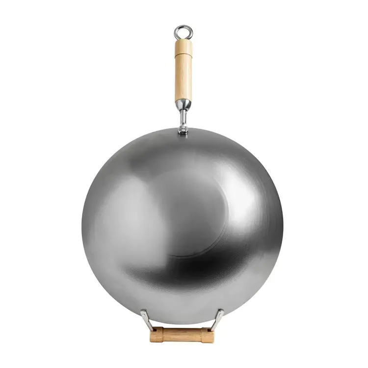 14" Round Bottom Carbon Steel Wok