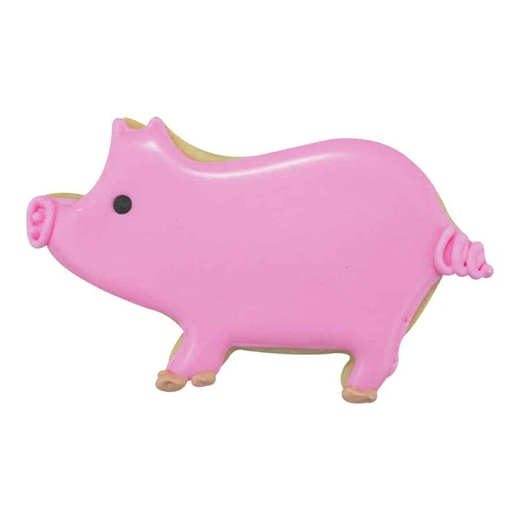 3.75" Pink Pig Cookie Cutter