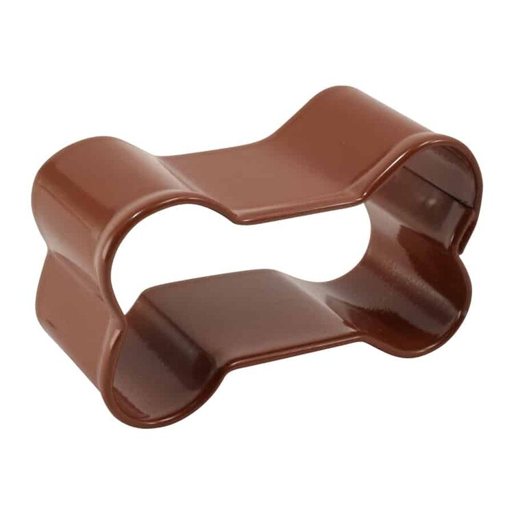 Brown Dog Bone Mini Cookie Cutter