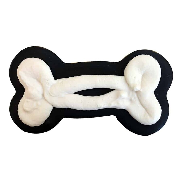 3.5" White Dog Bone Cookie Cutter