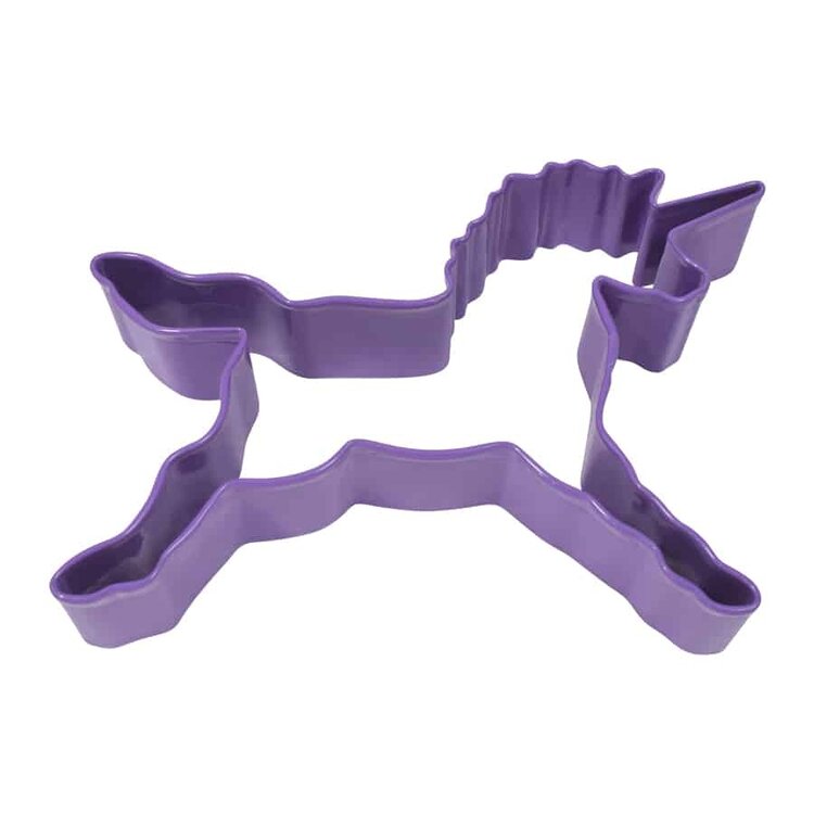 5.5" Purple Unicorn Cookie Cutter