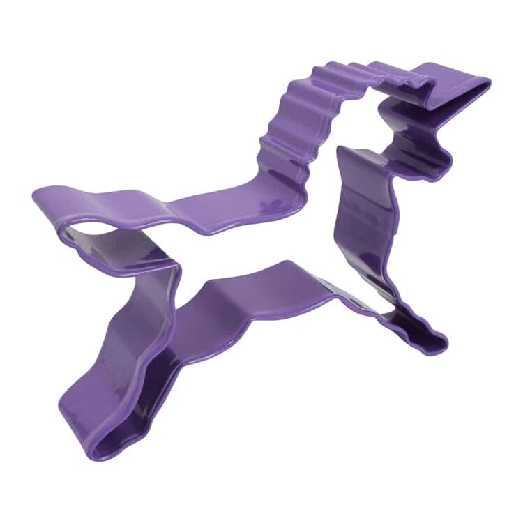 5.5" Purple Unicorn Cookie Cutter