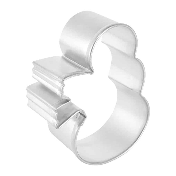 3" Snowgirl with Scarf Cookie Cutter