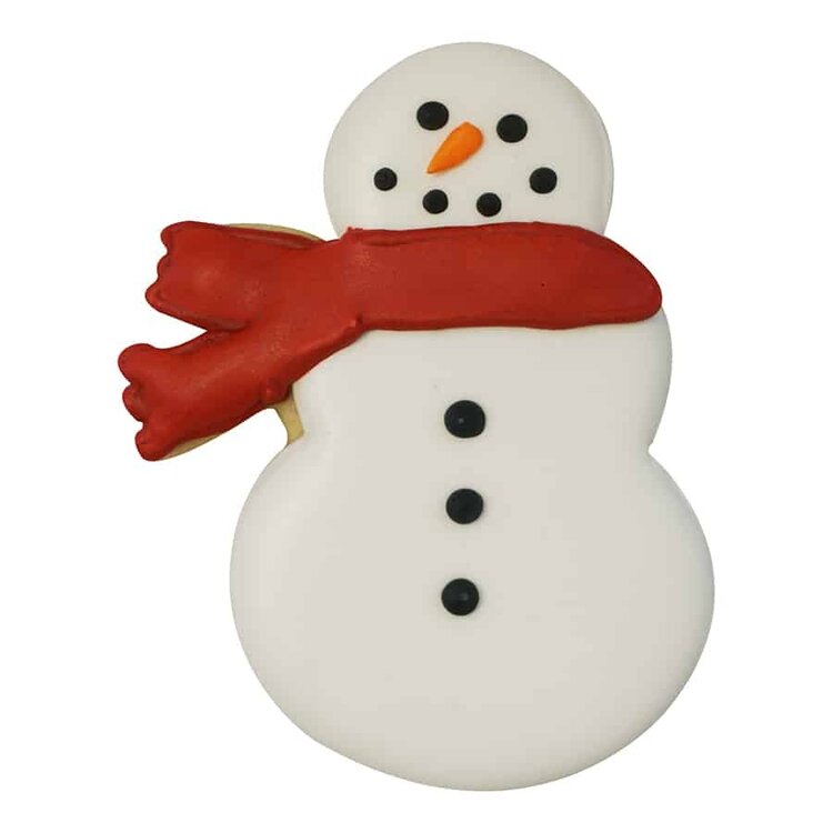 3" Snowgirl with Scarf Cookie Cutter