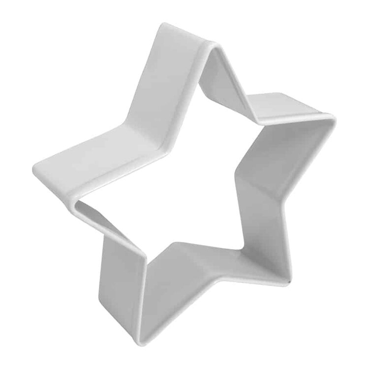 3.5" White Star Cookie Cutter