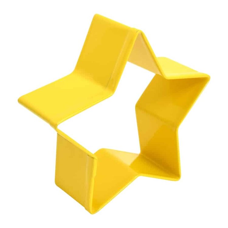 2.75" Yellow Star Cookie Cutter