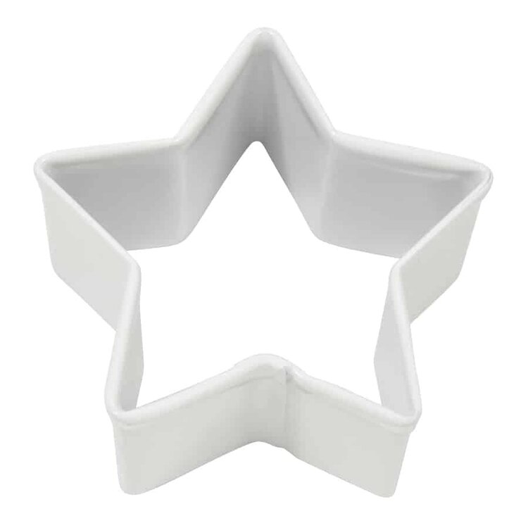 White Mini Star Cookie Cutter
