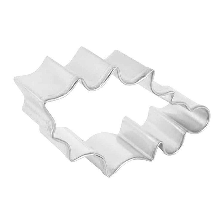 3.5" Holly Leaf Cookie Cutter