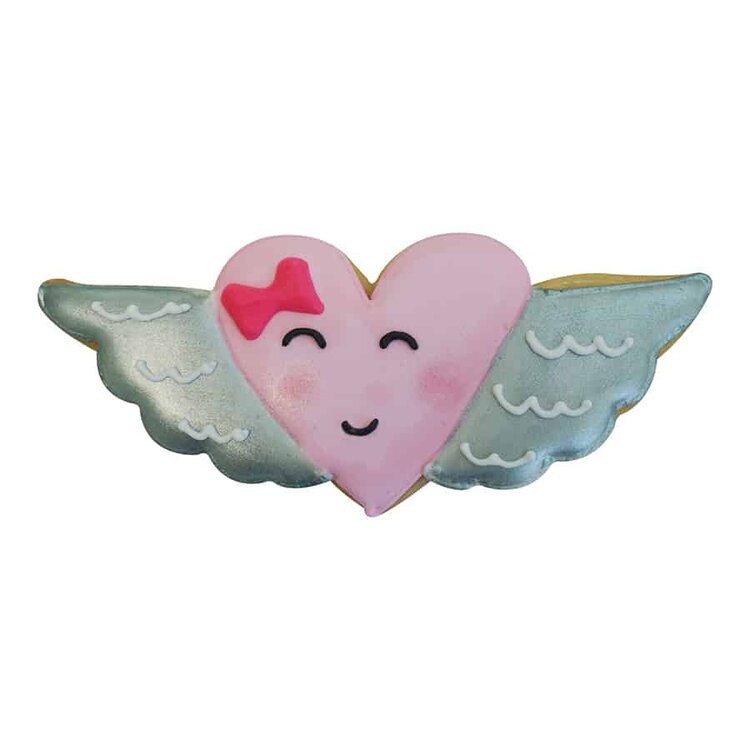 4.75" Heart with Wings Cookie Cutter