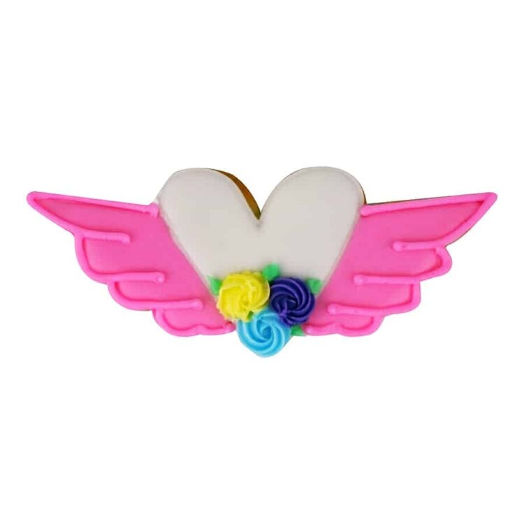 4.75" Heart with Wings Cookie Cutter