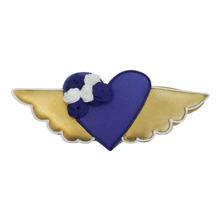 4.75" Heart with Wings Cookie Cutter