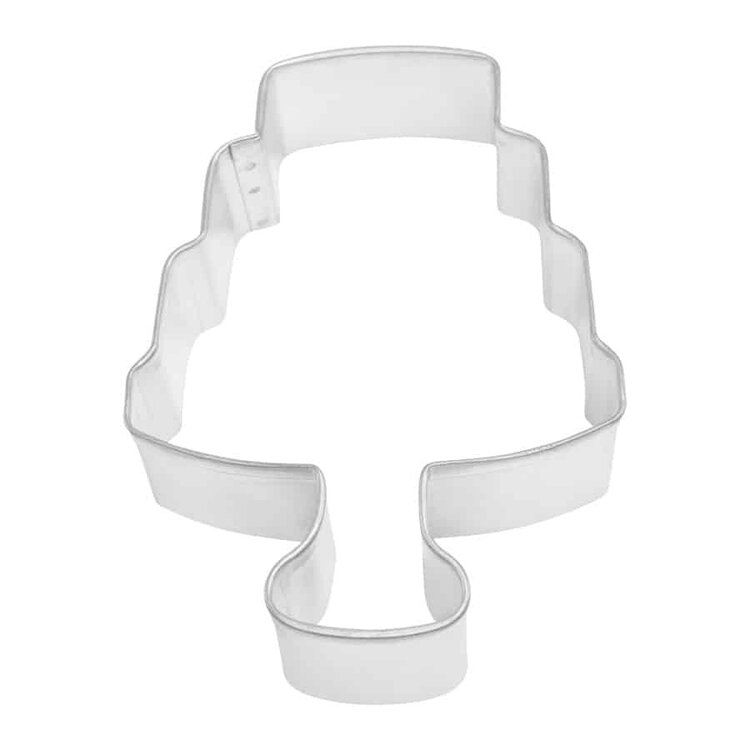 4" Wedding Cake Cookie Cutter