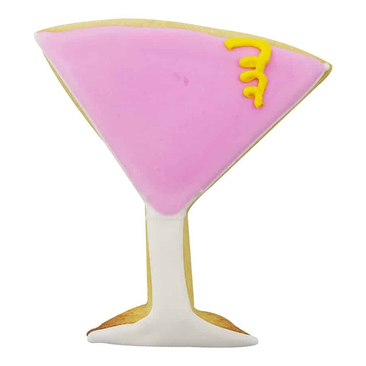 4" Martini Glass Cookie Cutter