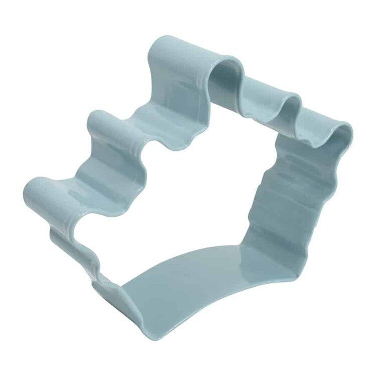 3.5" Blue Crown Cookie Cutter