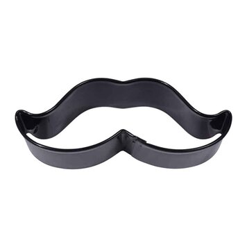 4" Black Mustache Cookie Cutter