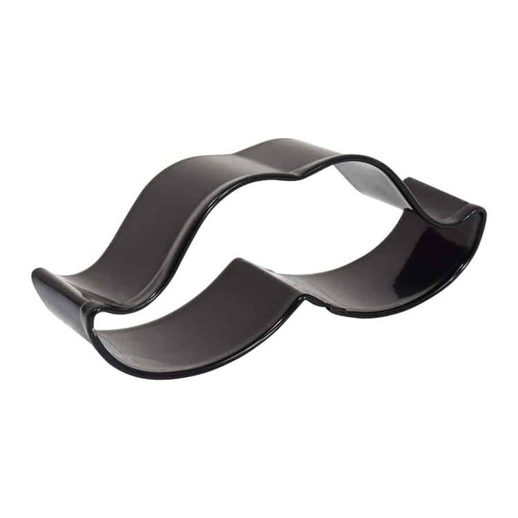 4" Black Mustache Cookie Cutter