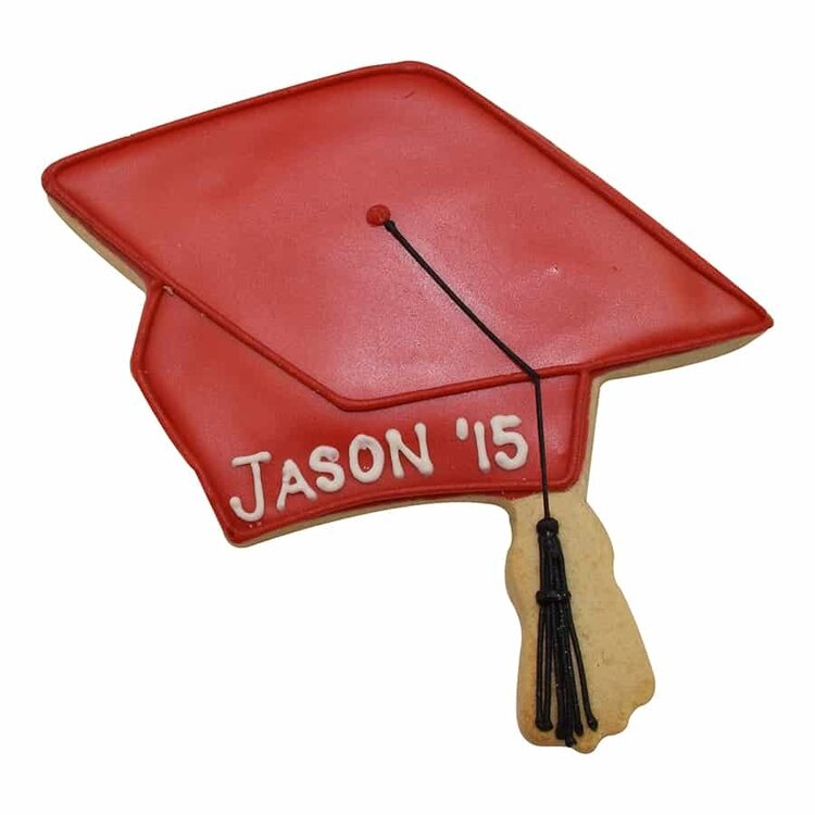 4.5" Black Graduation Cap Cookie Cutter