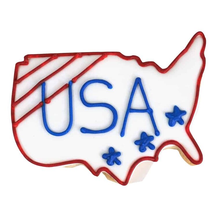 4.25" USA Cookie Cutter