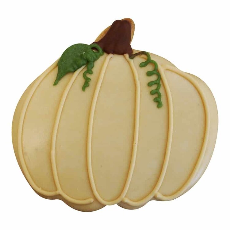 3" Orange Pumpkin Cookie Cutter