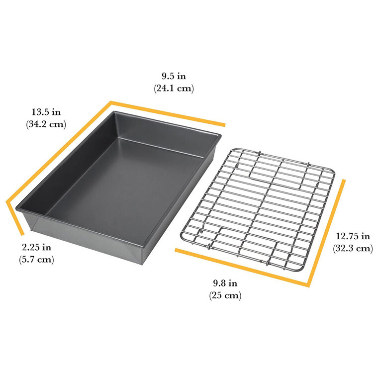 14x10" Roasting Pan with Rack