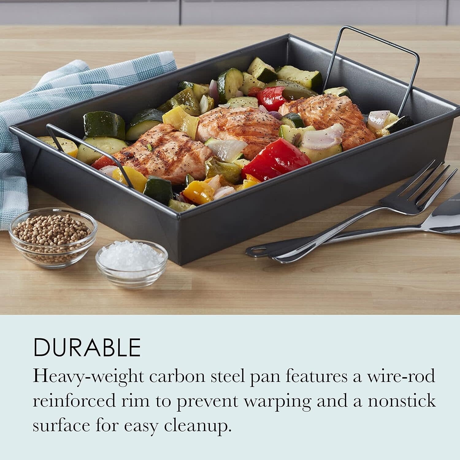 Nordic Ware 12x8 Roasting Pan - Whisk