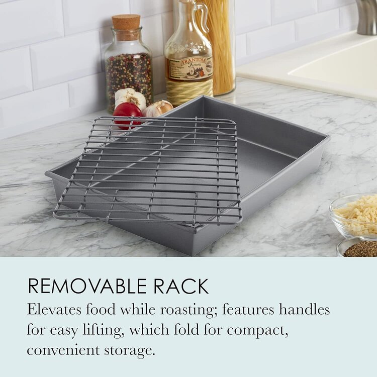 14x10" Roasting Pan with Rack