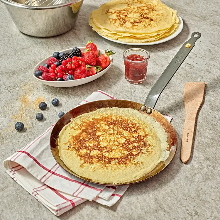 9.5" Mineral B Carbon Steel Crepe/Pancake Pan