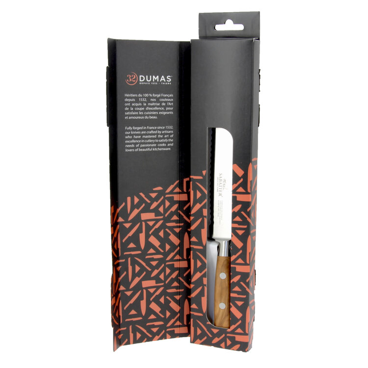 8" Olive Wood Bread Knife