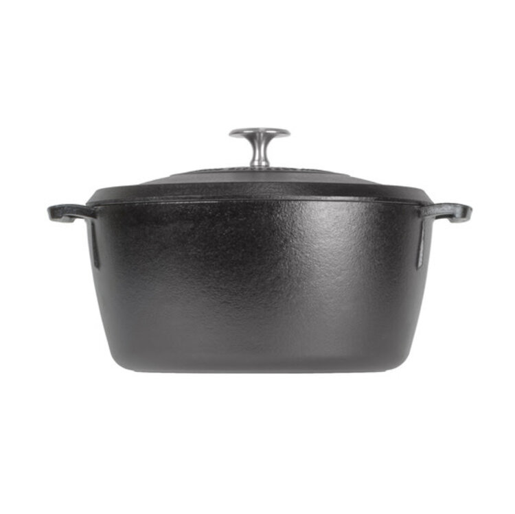 Lodge 5.5 quart Blacklock Triple Seasoned Cast Iron Dutch Oven