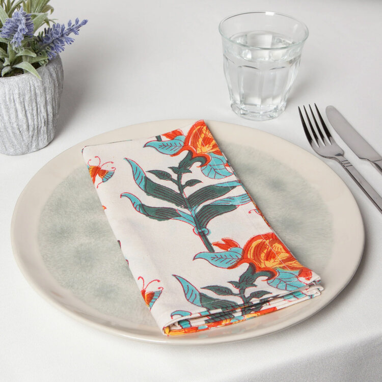Marigold Cloth Napkins, set of 4
