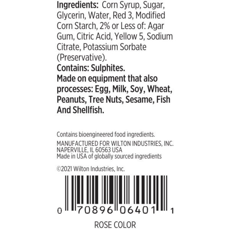 Wilton Rose Pink Gel Color